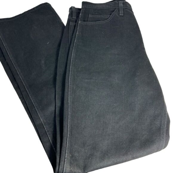 Frame Denim NWOT Le Italien High Rise Black Flare Jeans Sz 30 - Picture 3 of 11